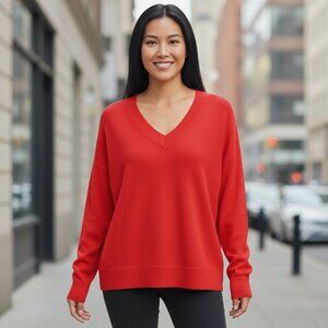 395 WOMEN'S XXL RED PULLOVER SWEATSHIRT